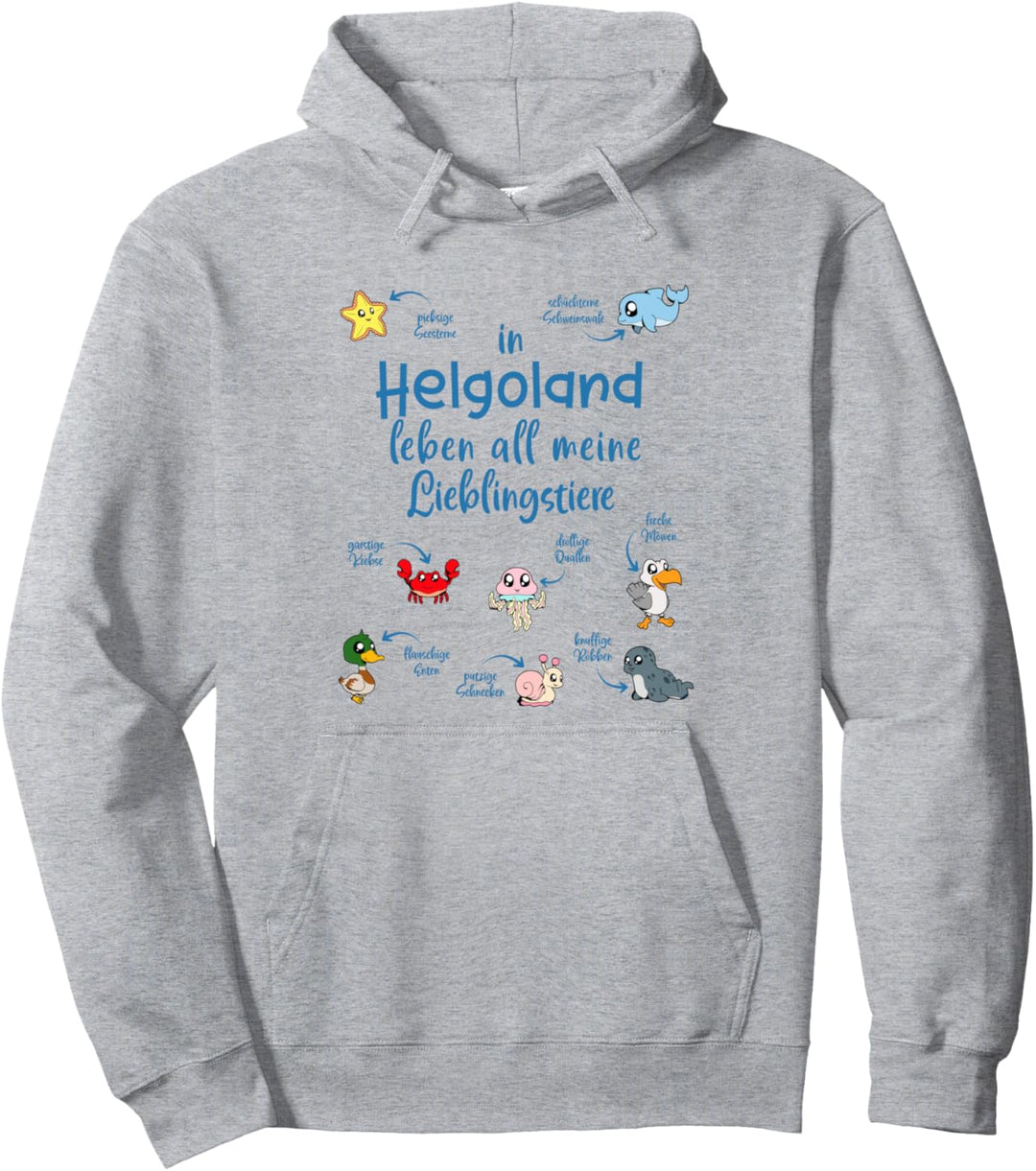 Meine Lieblingstiere in Helgoland Pullover Hoodie
