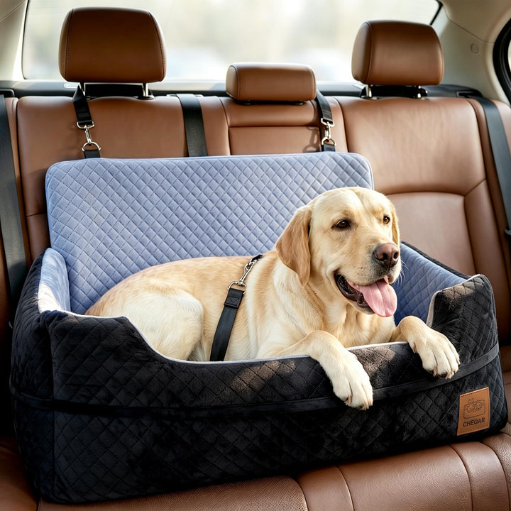 Haustier-Autositz für grosse Hunde, Memory-Schaum mit dickem Kissen