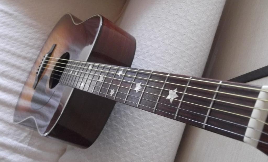 Inlay Sticker Griffbrett Position Marker für Gitarren &amp; Bass – Everly Brothers Stars - Weiss Perle W