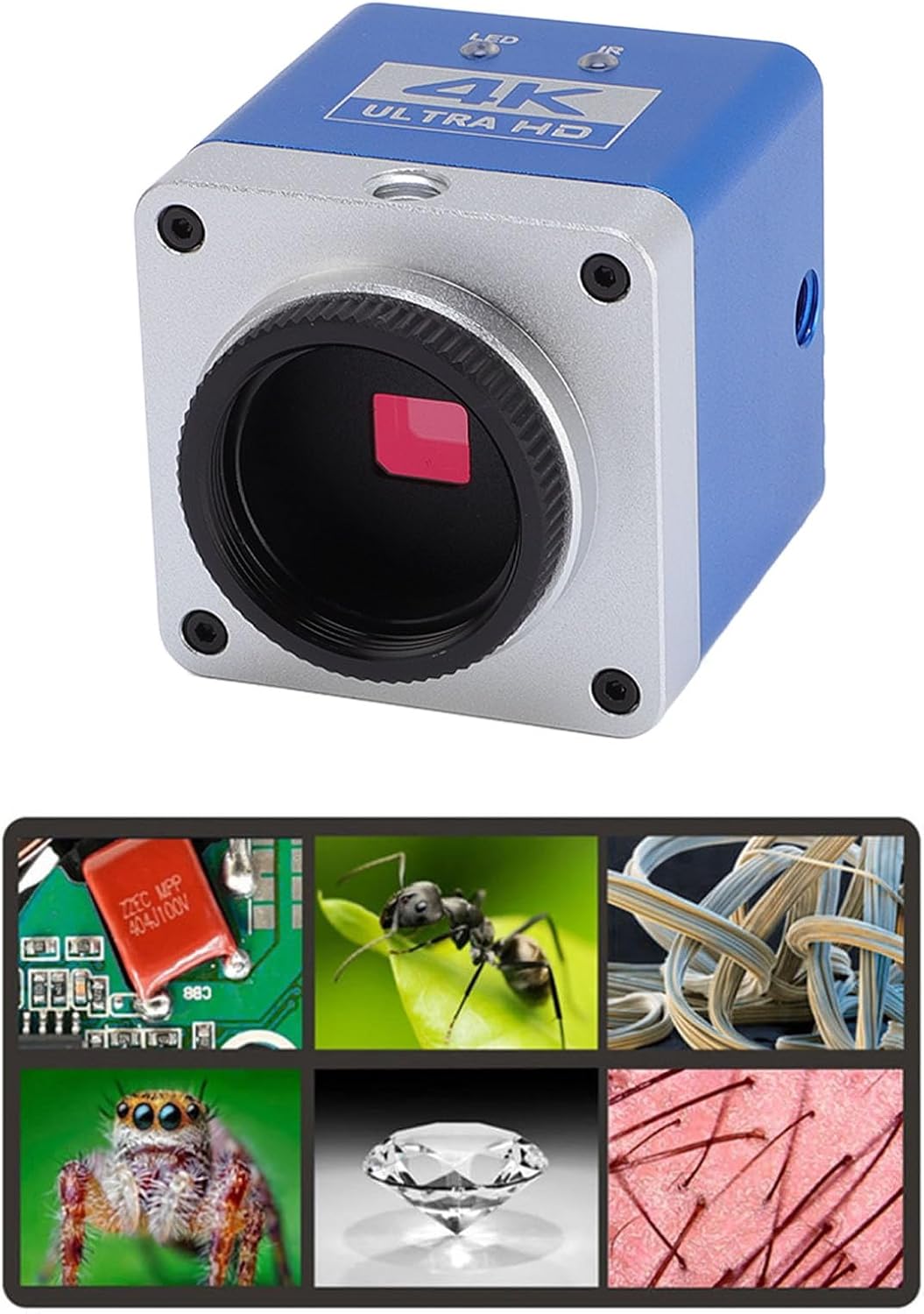 Gedourain Industrielle 4K-HD-Mikroskopkamera mit 8,3-MP-Sensor für Detaillierte Analyse und Dokument