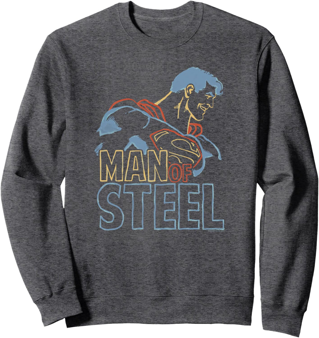 Superman Colored Lines Sweatshirt