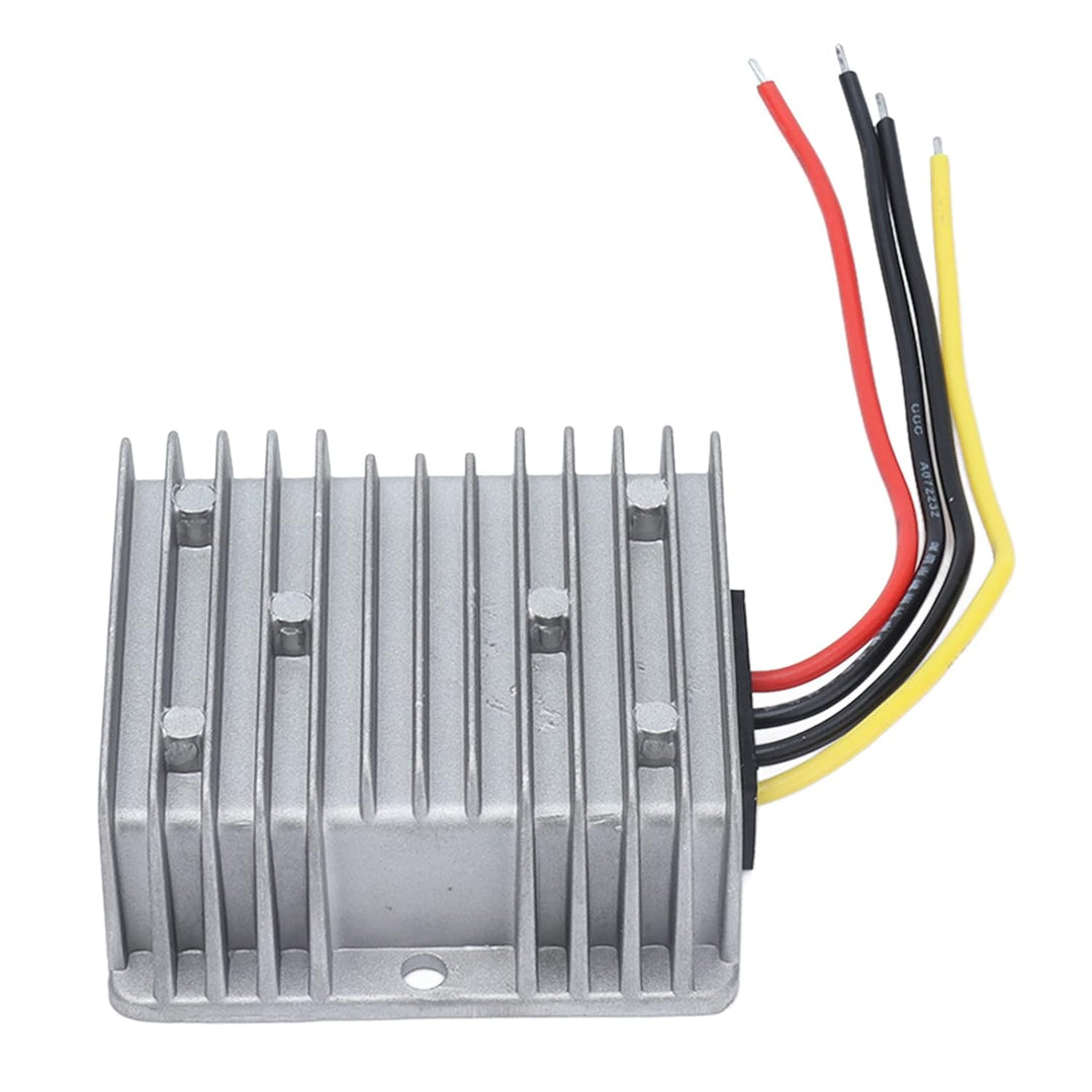DC-DC Spannungswandler 24V auf 13,8V, 10A, IP67 Wasserdicht, 96% Effizienz, Aluminiumgehäuse, für La