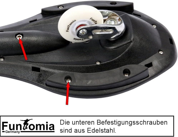 FunTomia Waveboard Original ABEC9 Kugellager inkl. Tasche - Bis 120kg - (Verschiedene Farbdesigns) Z