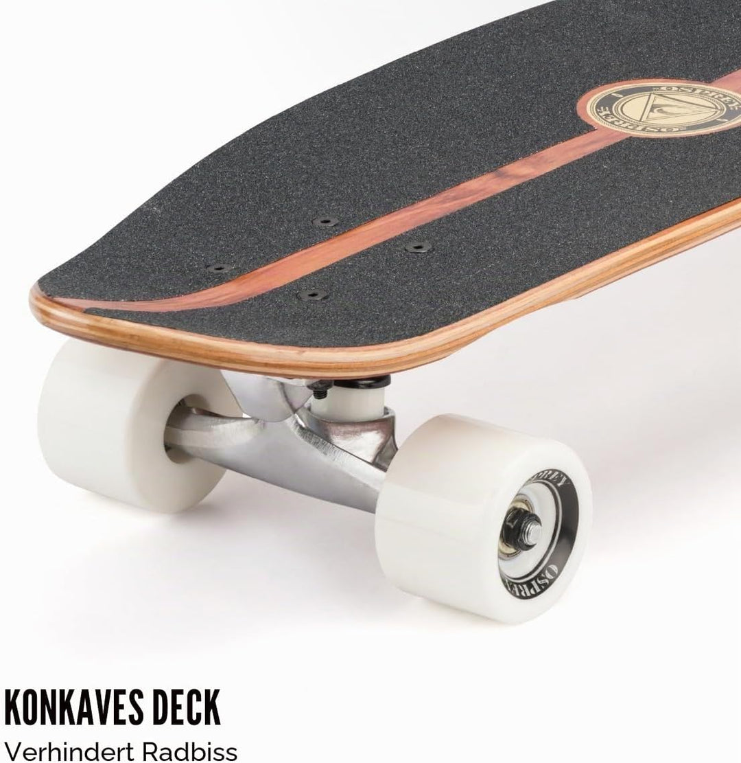 Osprey Single Kick Tail Cruiser Skateboard Braun - braun, Braun - braun
