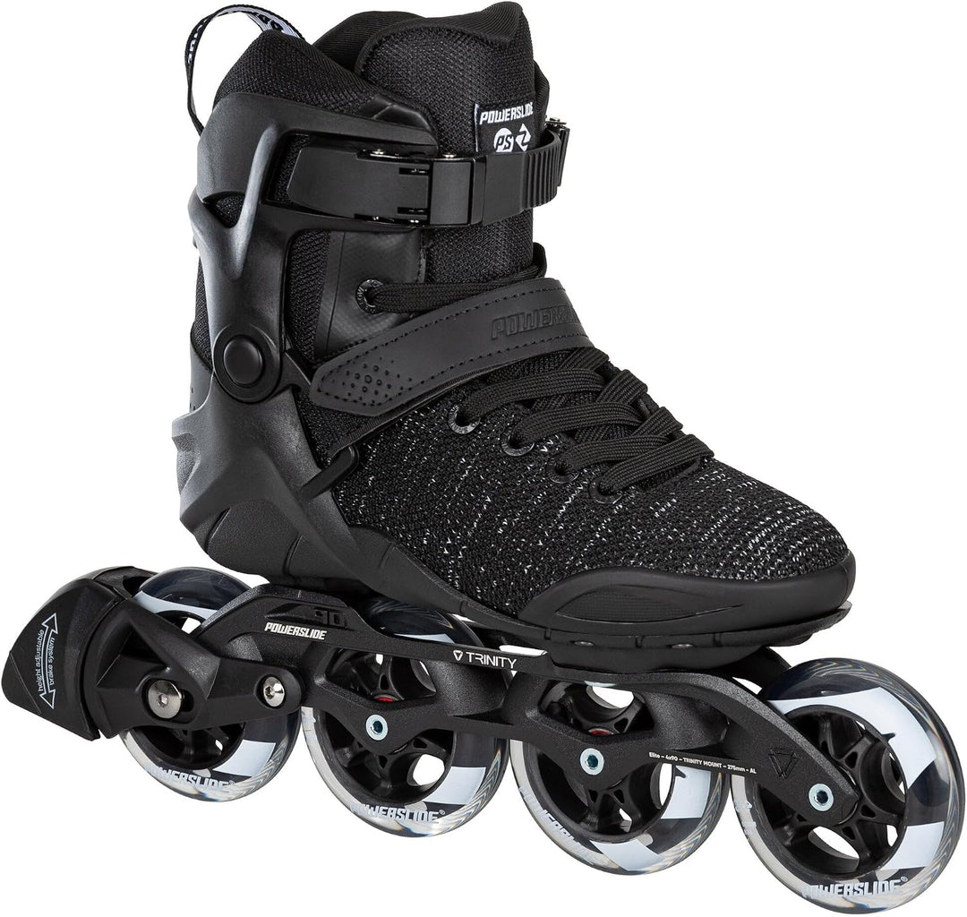 Powerslide Inline Skate Phuzion Xenon Black 90, für Fitness, für Damen und Herren 44, 44
