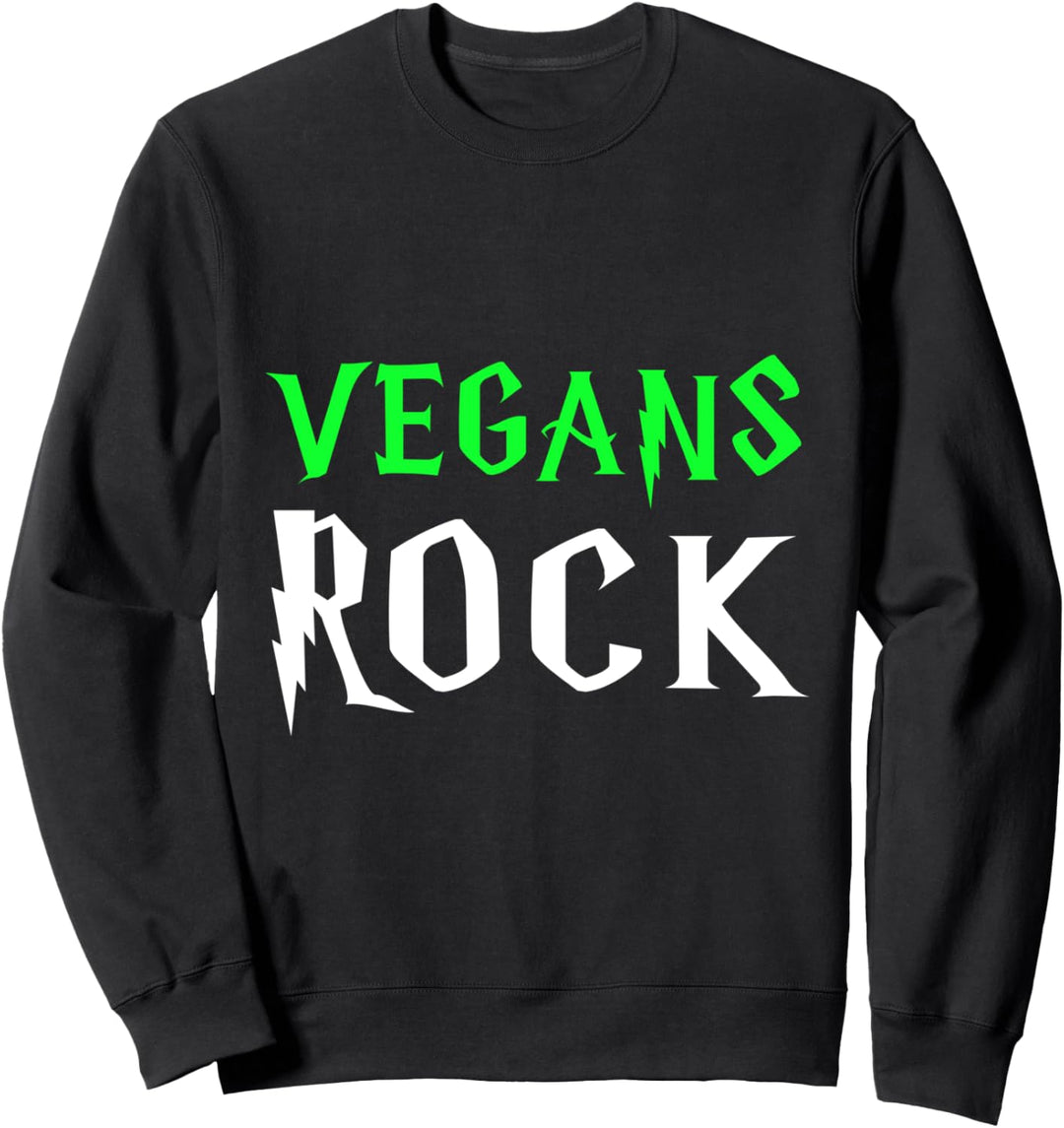 Veganer Rocken Veganismus Veganer Vegetarisch Essen Sweatshirt