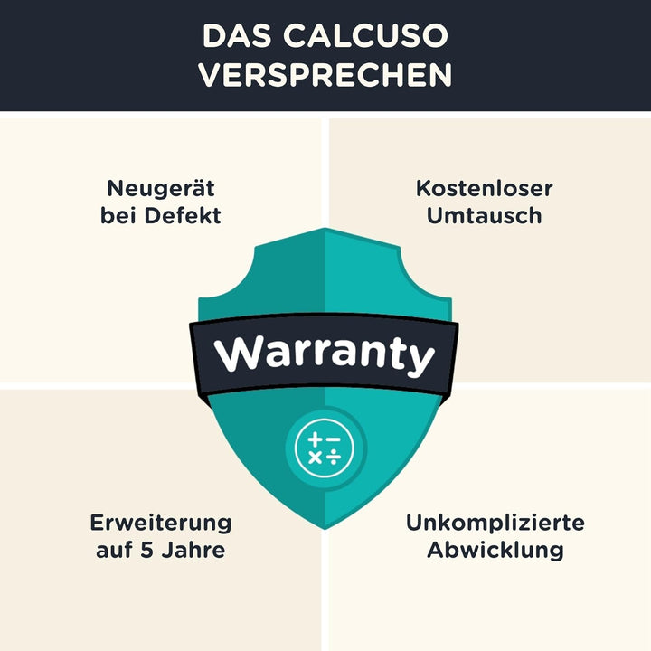 CALCUSO Sparpaket: Casio FX-82DE CW ClassWiz technisch-wissenschaftlicher Schulrechner + WYNGS Schut