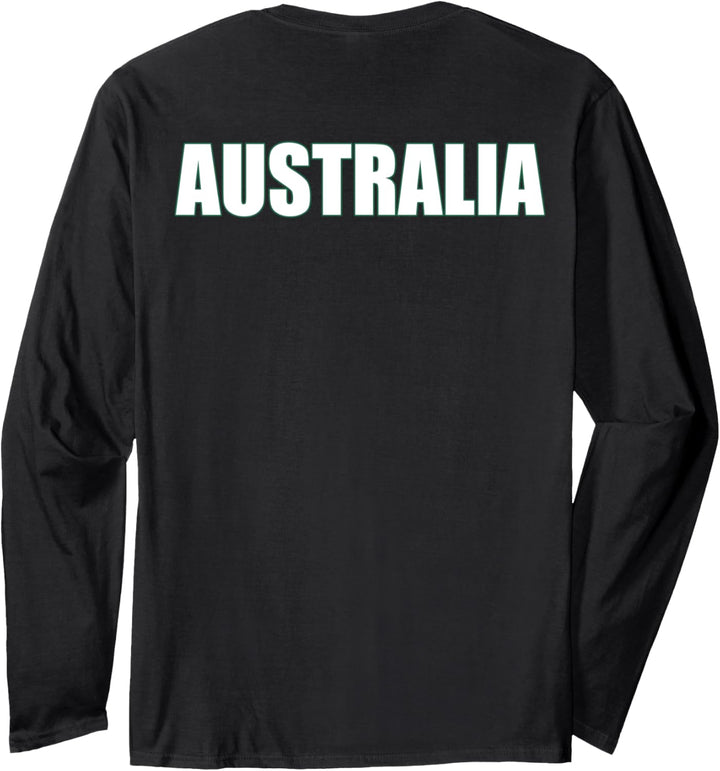 Australien Rugby-Trikot Australier Rugby 2-seitige Langarmshirt