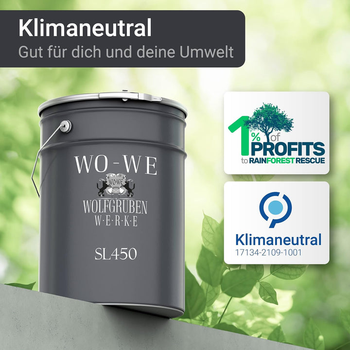 WO-WE 2K Poolfarbe Poolbeschichtung Schwimmbadfarbe - Tiefschwarz wie RAL 9005-20Kg RAL9005 - Tiefsc