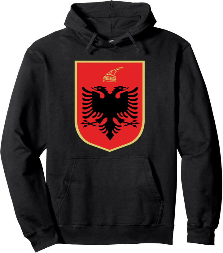 Albania Coat of Arms Crest Pullover Hoodie