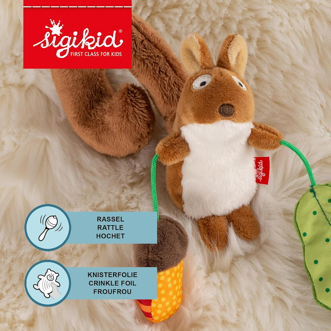 Sigikid Anhänger Kinderwagenspielzeug Rassel &amp; Greiflinge Babyspielzeug Motorik Spielzeug für Babysc
