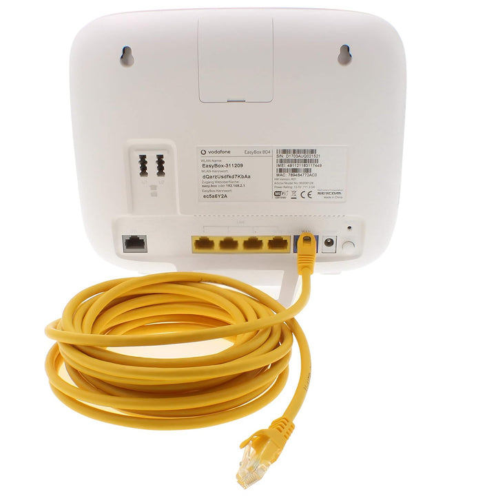 1CONN - 10m Netzwerkkabel, Ethernet, Lan &amp; Patchkabel für maximale Internet Geschwindigkeit &amp; verbin