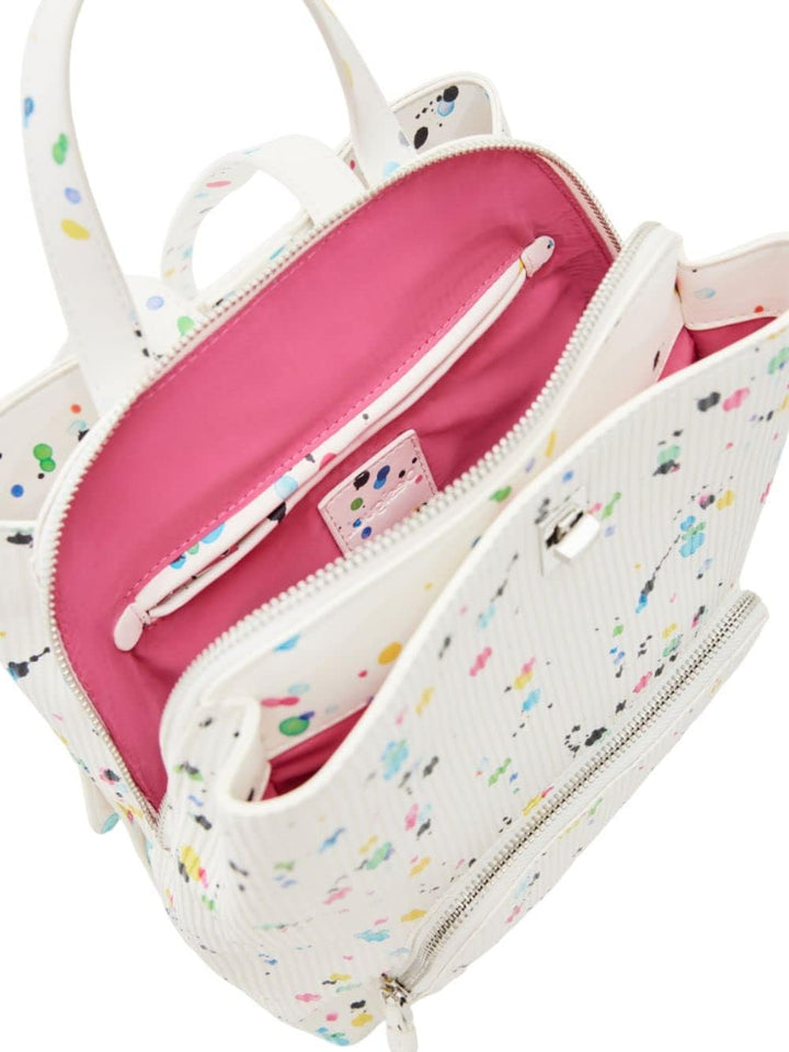 Desigual Damen Back_neon Art_sumy BACK NEON ART SUMY MINI 1001 RAW, Weiss, Einheitsgrösse EU