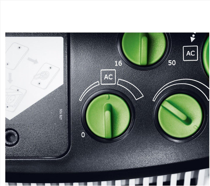 Festool Absaugmobil CTM 36 E AC-LHS CLEANTEC (mit High Performance Hauptfilter, SELFCLEAN Filtersack