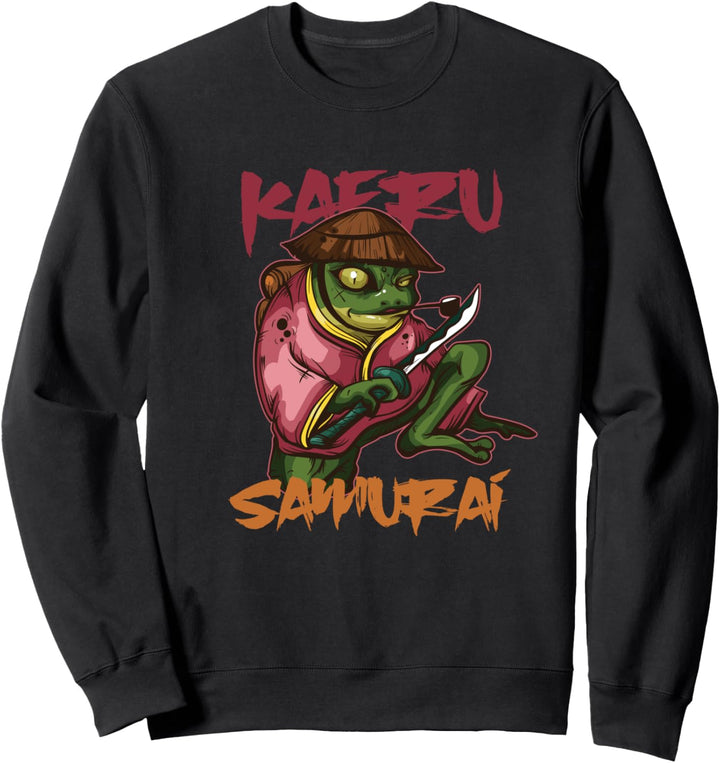 Samurai Frosch Geschenk Ninja Japanische Anime Kröte Sweatshirt