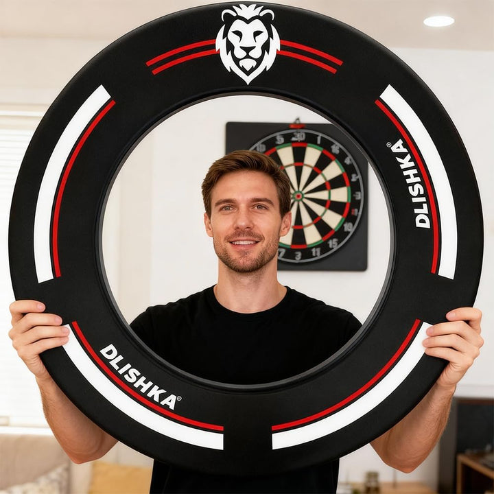 Dartscheibe Dart ZubehöR-Dart Surround Eva,Dartscheibe Schutzring FüR Verpasste WüRfe,Einfache Monta
