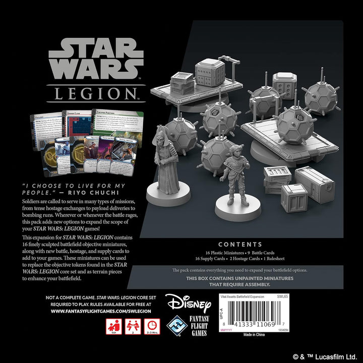 Atomic Mass Games, Star Wars Legion: Neutral Expansions: Vital Assets Battlefield Expansion, Unit Ex