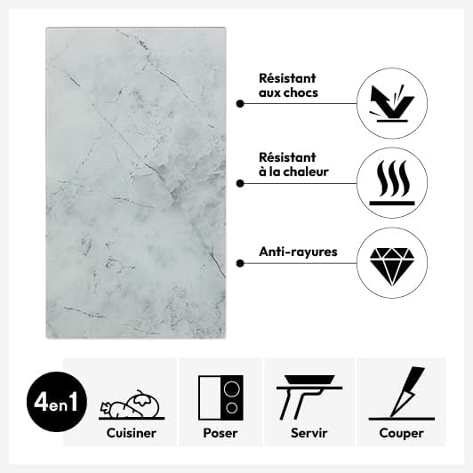 5five - abdeckplatte aus glas 52x32cm Modell C, Modell C