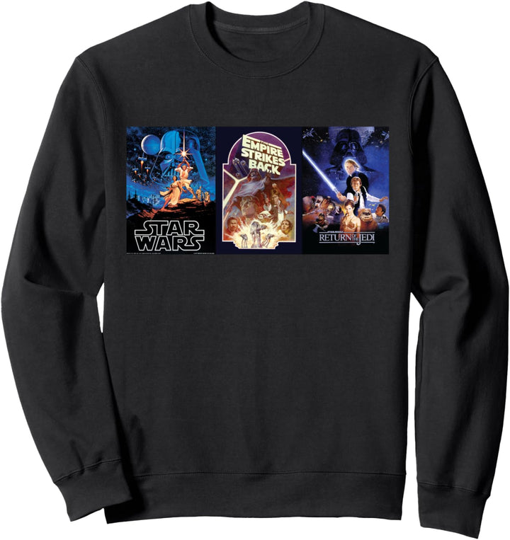 Star Wars Original Trilogy Retro Movie Poster Sweatshirt