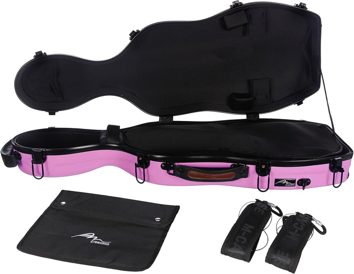 Bratschenkoffer Glasfaser Ultra Light 38-43 cm rosa M-Case