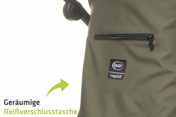 Rapid kinderwagen buggy bis 22 kg, kompakter buggy, klein, leicht und stabil, amortisierte Räder (Kh