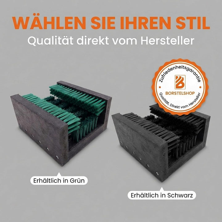 Borstelshop Schuhabstreifer Kunststoff - Fussabtreter Aussenbereich - Fussabtreter Aussen - Robuster