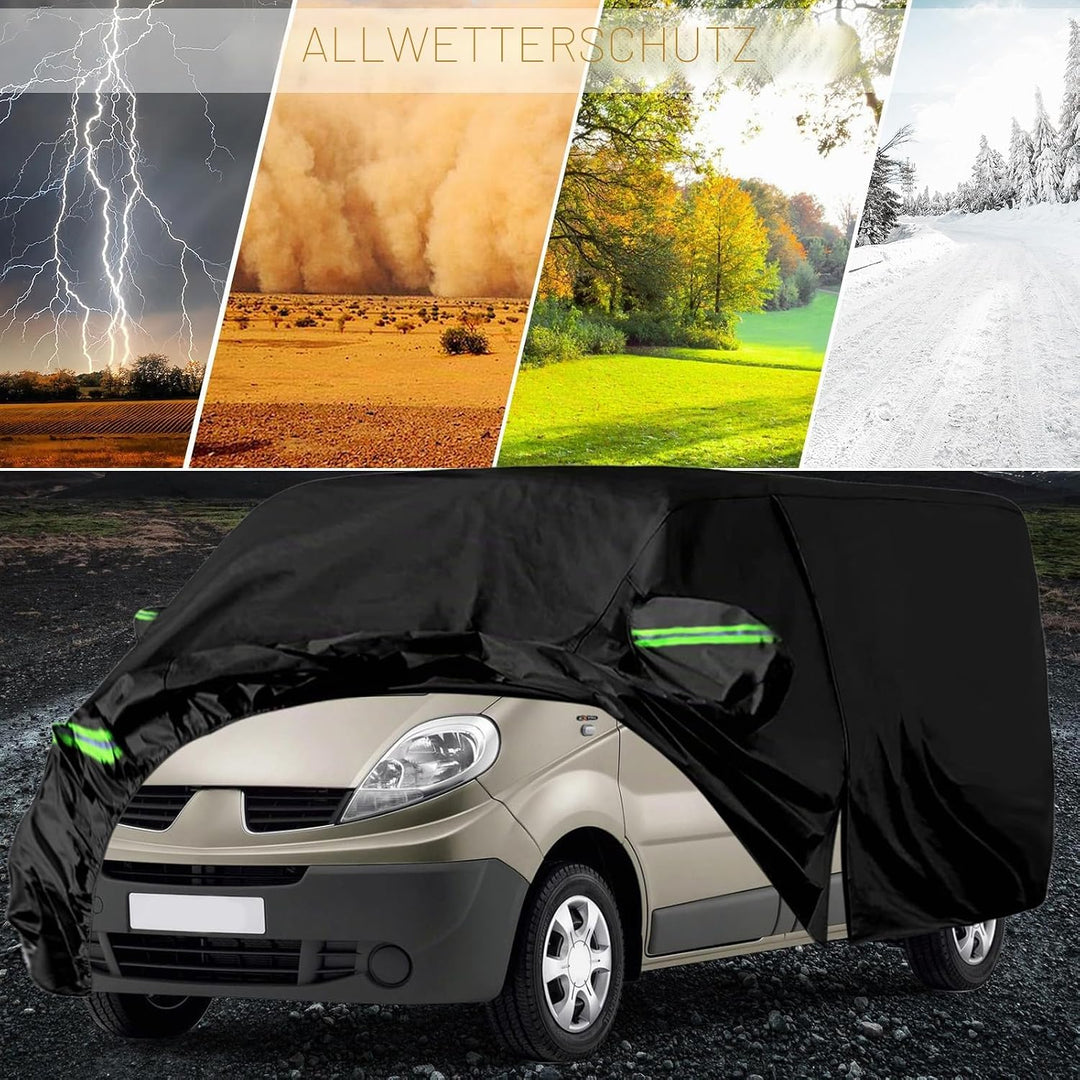 Autoschutzhülle Auto Abdeckung Geeignet für Renault Trafic 2010-2023, LWB Autoabdeckung Auto Abdeckp