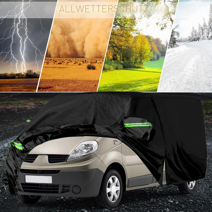 Autoschutzhülle Auto Abdeckung Geeignet für Renault Trafic 2010-2023, LWB Autoabdeckung Auto Abdeckp
