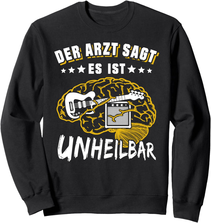 Bassist Geschenk Spruch Herren Mann Band Bassgitarrist Ebass Sweatshirt