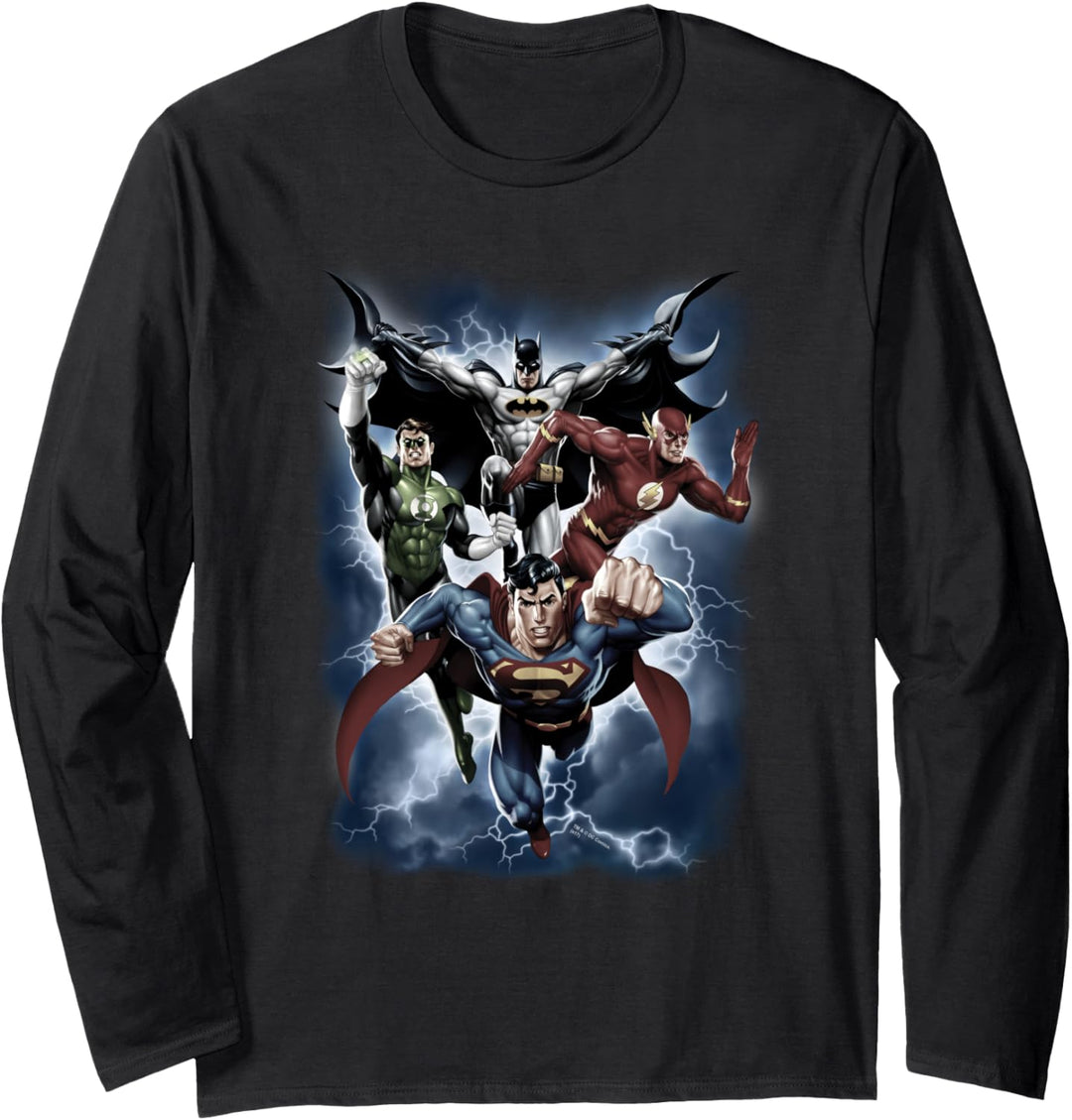 Justice League The Coming Storm Langarmshirt