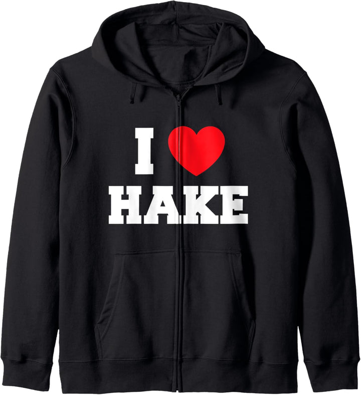 I Love Hake Kapuzenjacke