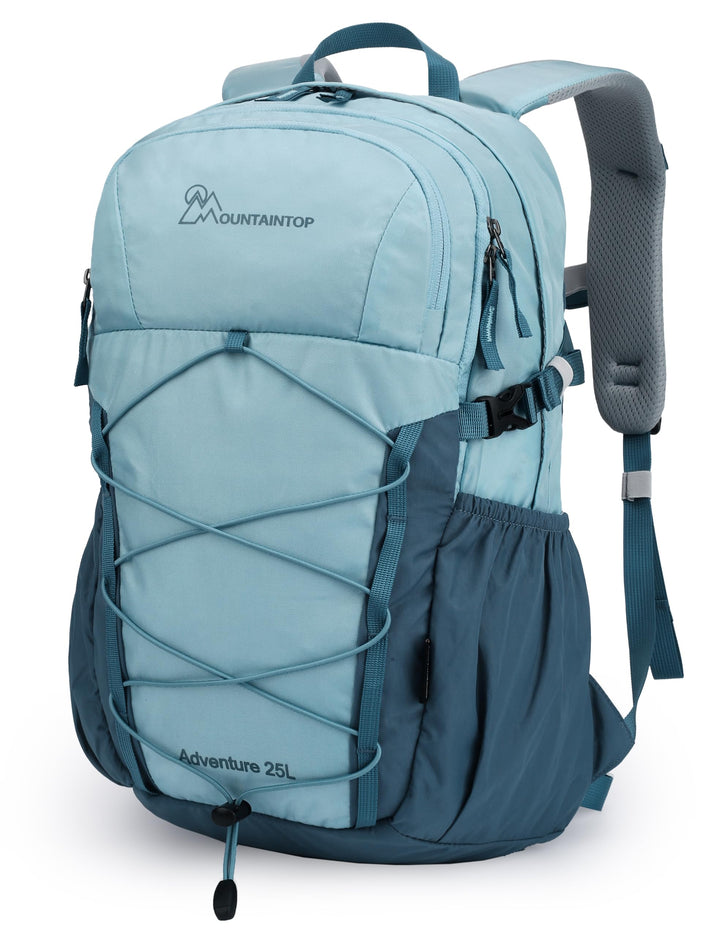 Mountaintop 25L/40L Wanderrucksack Damen Herren für Wandern 25L Marineblau, 25L Marineblau