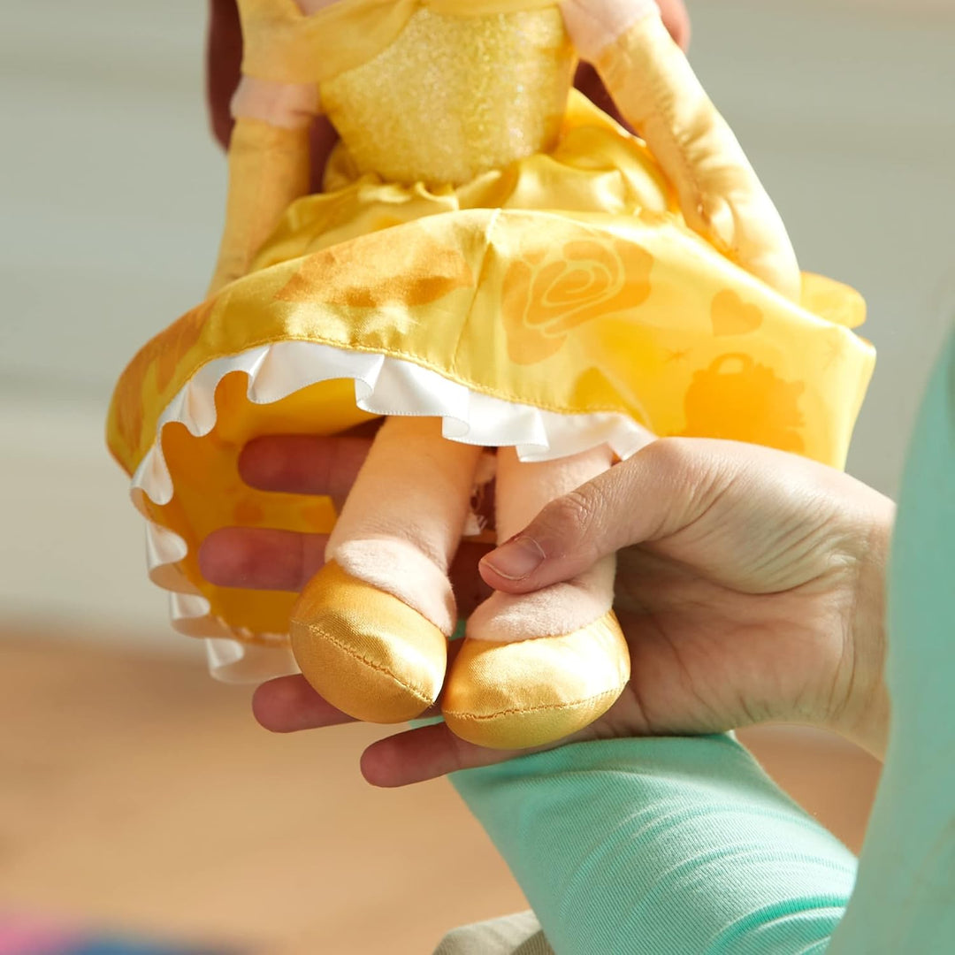 Disney Store Offizielle mittelgrosse Belle-Kuschelpuppe für Kinder, Die Schöne und das Biest, 36 cm,