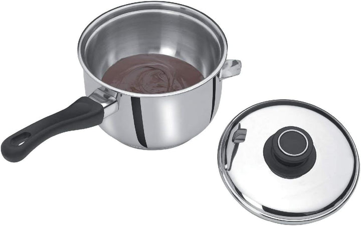 Artame art82626 Bain Marie Topf mit Deckel Edelstahl
