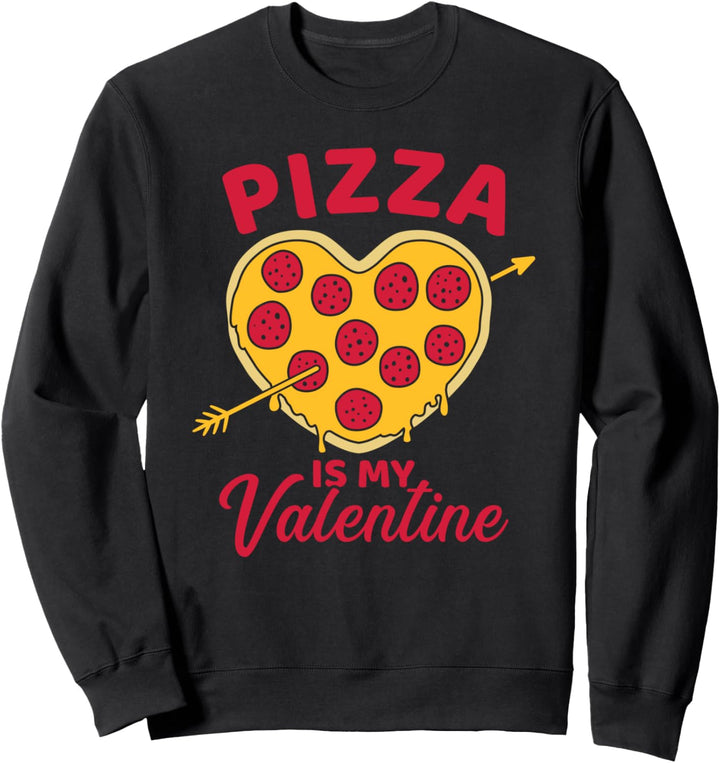 Valentinstag Pizza Sweatshirt
