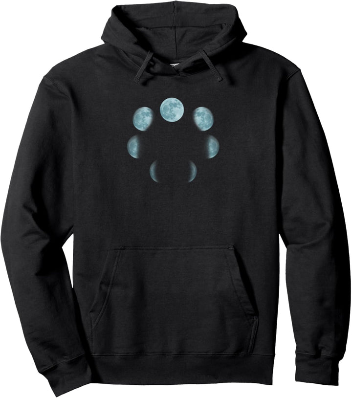 Mondzyklus Mondphasen Weltall I Cooles Mond Pullover Hoodie