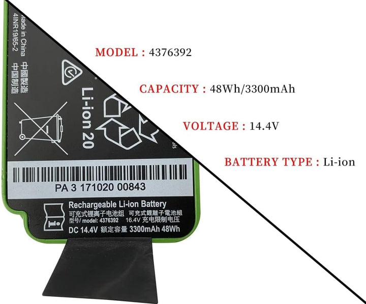 Akku Replacement for iRobot Roomba 960 980 981 970 965 801 805 850 860 877 890 891 895 695 690 685 6