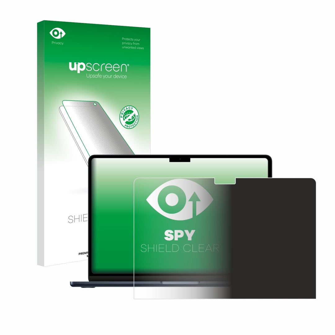 upscreen Anti-Spy Blickschutzfolie für Apple MacBook Air M2 2022 Privacy Screen Displayschutz-Folie