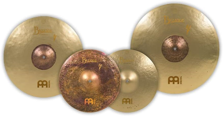 Meinl Cymbals Byzance Vintage Benny Greb Sand Schlagzeug Becken Set 14-20 Zoll (Video) Box Pack (35,