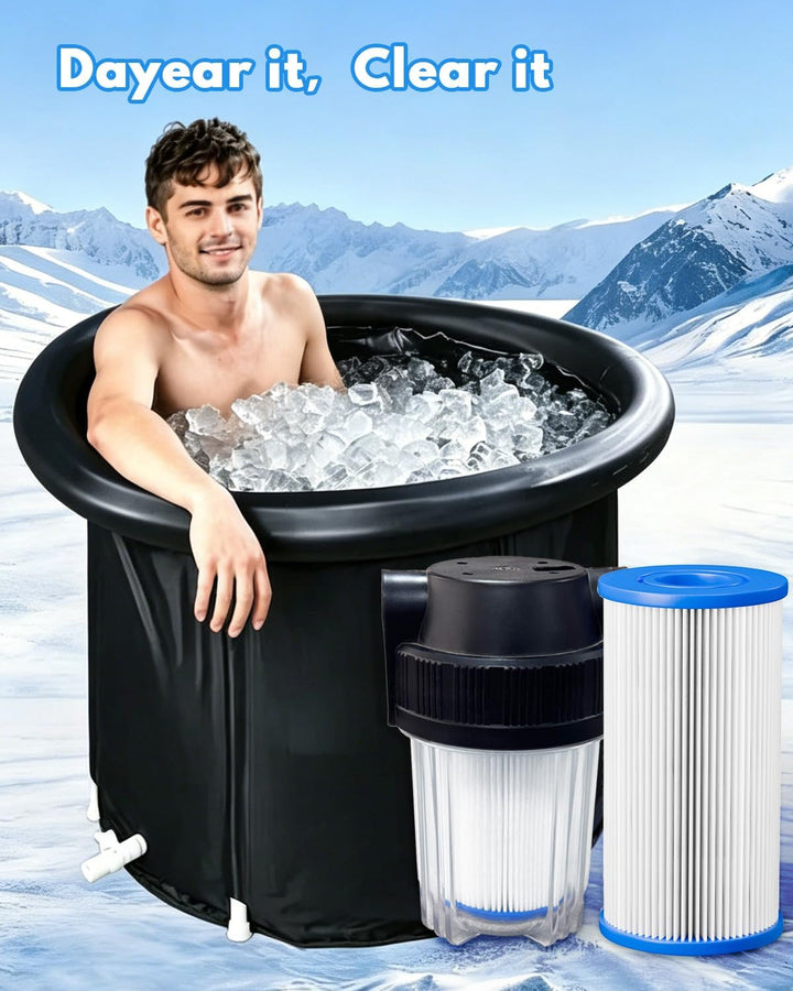 Eisbad-Filter 12.7 cm x 6.35 cm (16 Packung) Ice bath filter 5"x2.5" (16 Packung), Ice bath filter 5