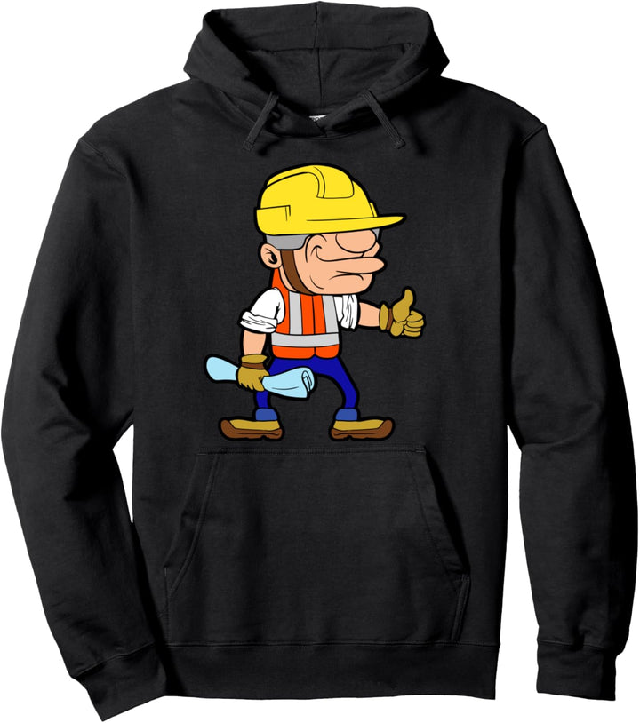 Bauarbeiter Bauleiter Bauunternehmen Baufirma Witzig Fun Pullover Hoodie