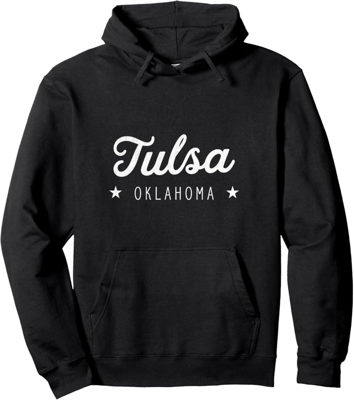 Classic Retro Vintage Tulsa Oklahoma USA Gift Pullover Hoodie