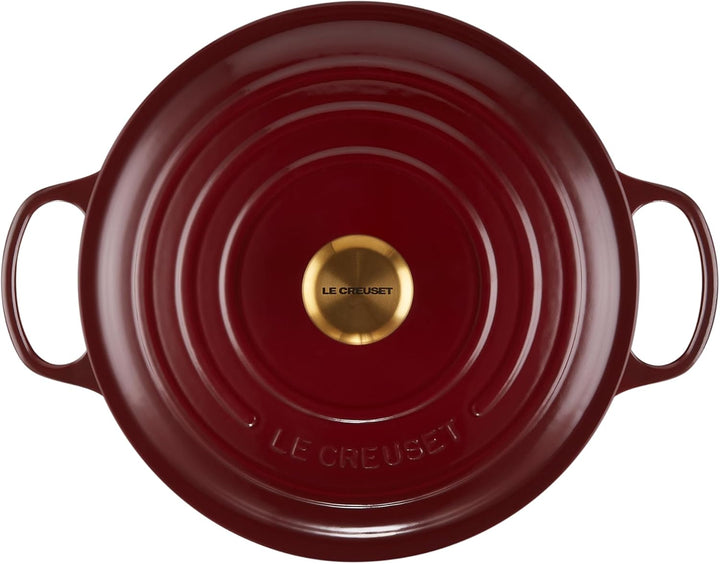 Le Creuset Signature Gusseisen-Bräter mit Deckel, Ø 28 cm, Rund, Für alle Herdarten und Induktion ge