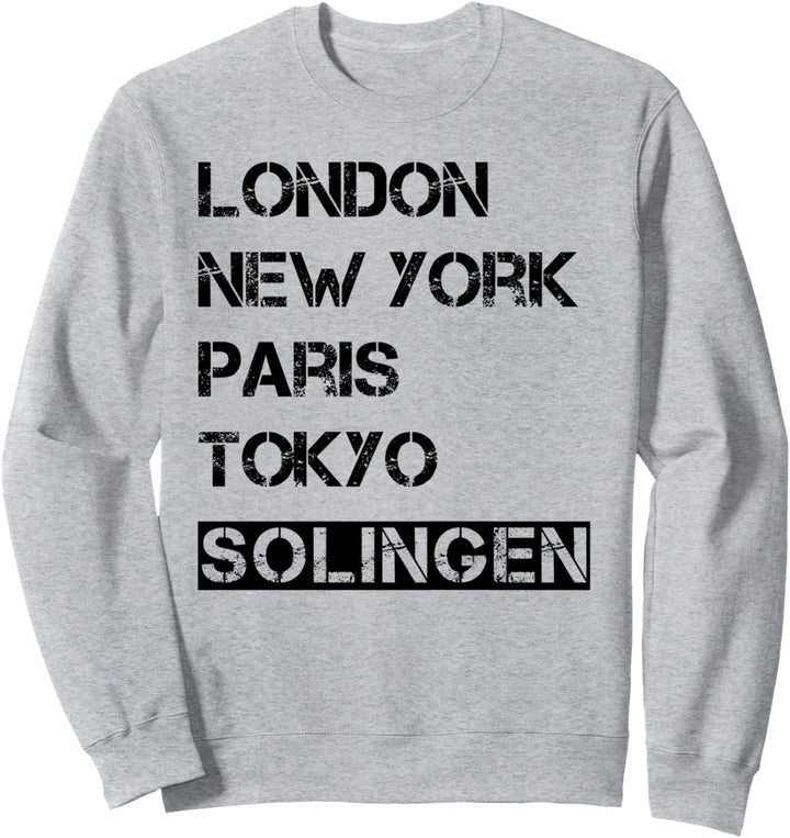 Hier lebe ich! Stadt &amp; Heimat Solingen Sweatshirt