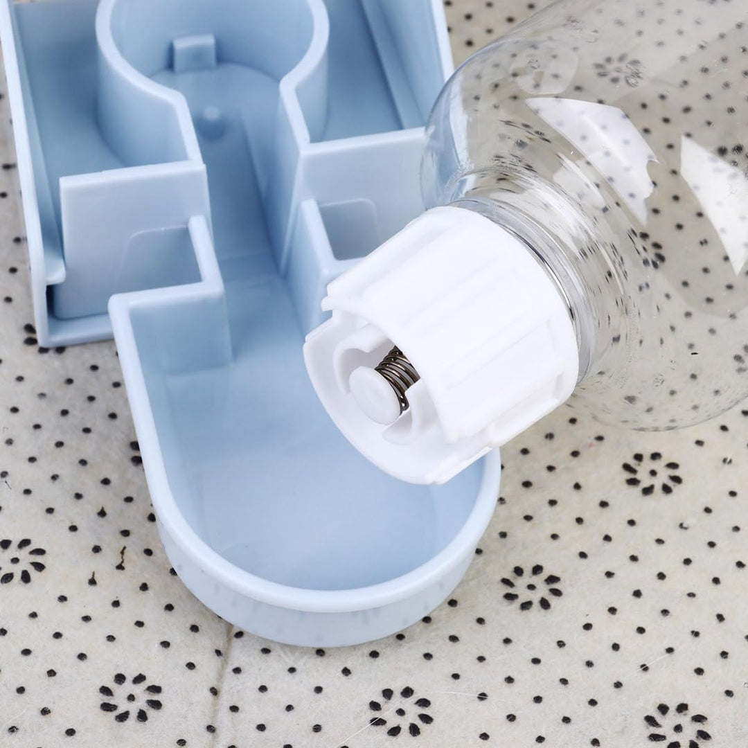 Automatischer Wasserspender aus ABS 500ml Blau für Haustiere