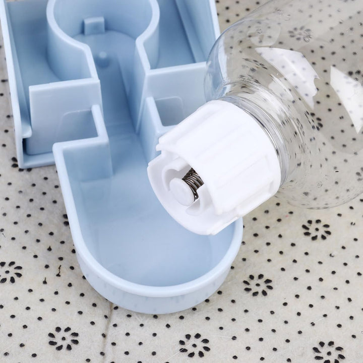 Automatischer Wasserspender aus ABS 500ml Blau für Haustiere
