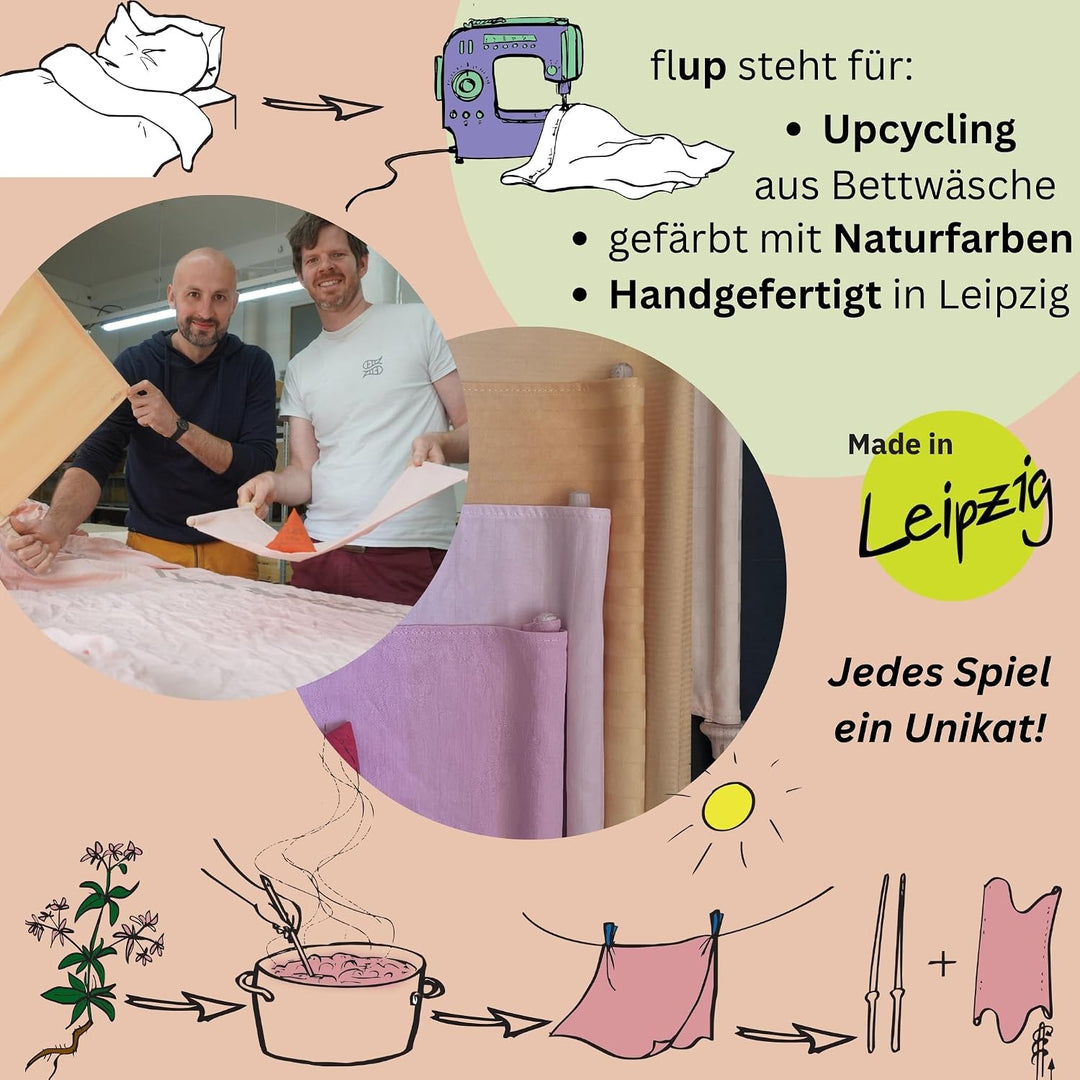 flup Wurfspiel – Outdoor Spiel für Kinder &amp; Erwachsene | Geschicklichkeitsspiel &amp; Fangspiel | Bewegu