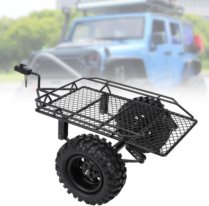 Omabeta Metalleimer-Anhänger, RC-Zubehör RC-Anhänger Metall-Upgrade-Zubehör Leichtgewicht für 1/10 R