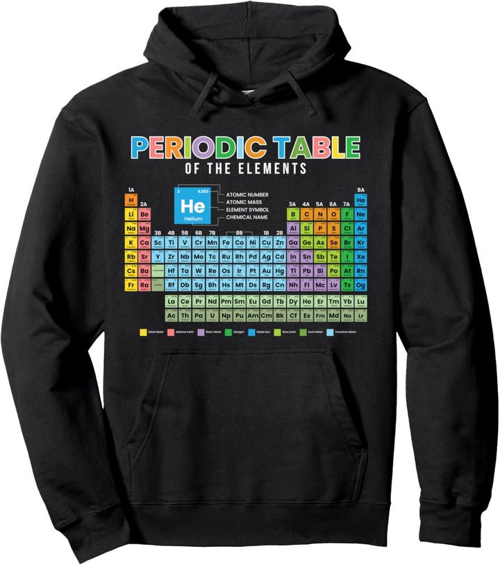 Periodic Table of the Elements - Periodensystem der Elemente Pullover Hoodie