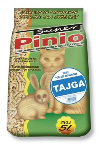 30L SUPER PINIO TAIGA Katzenstreu abbaubar Holzpellets